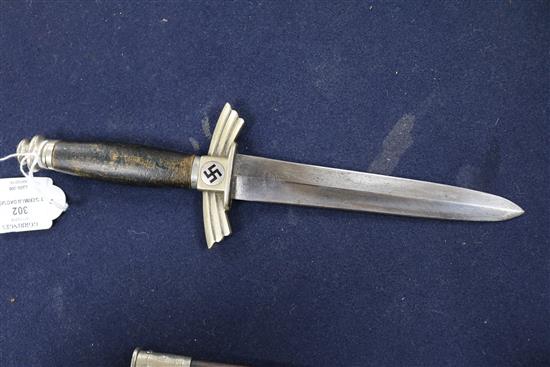 Two World War II German daggers
